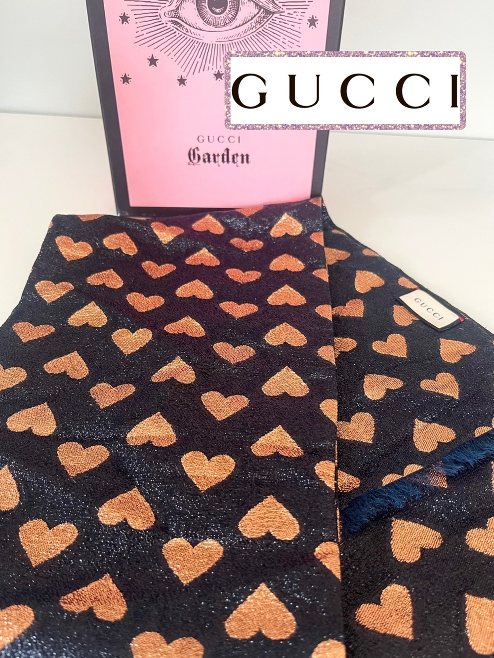 NEW GUCCI SILK SCARF